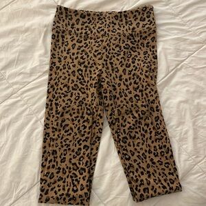 J Crew Leopard Leggings
